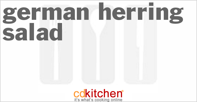 Schmandheringsalat (German Herring Salad) - CDKitchen.com
