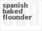 recipe for spanish baked flounder