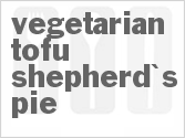recipe for vegetarian tofu shepherd's pie