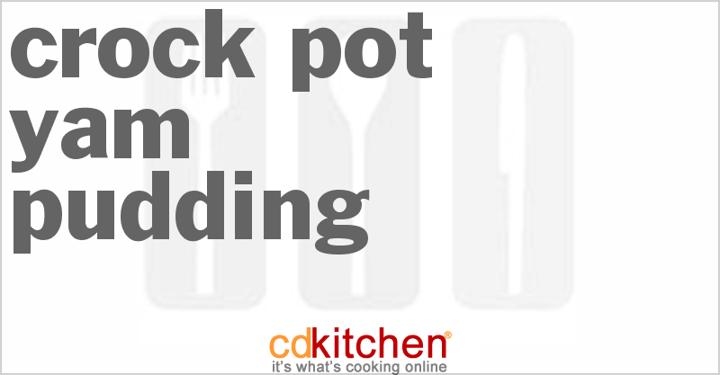 Yam Pudding - CDKitchen.com