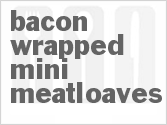 Bacon Wrapped Mini Meatloaves