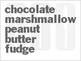 Chocolate Marshmallow Peanut Butter Fudge