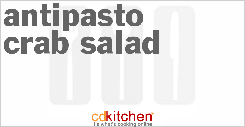 Antipasto Crab Salad - CDKitchen.com