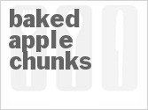 recipe for baked apple chunks