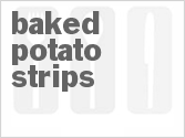 recipe for baked potato strips