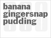 recipe for banana gingersnap pudding