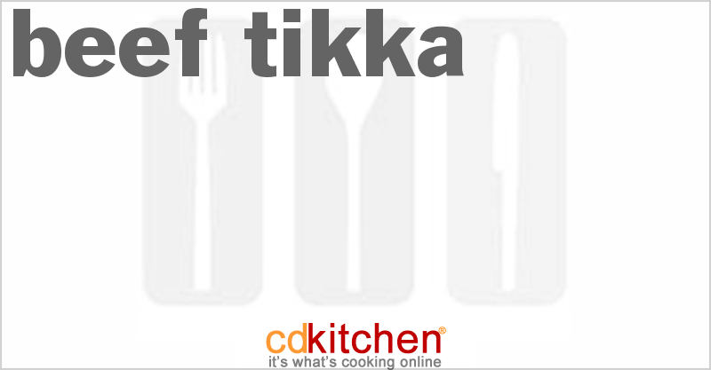 Beef Tikka - CDKitchen.com