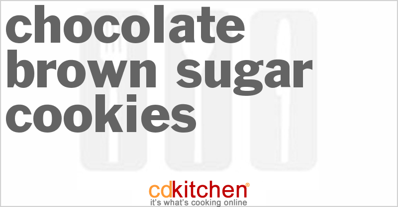 Chocolate Brown Sugar Cookies 58909 