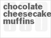 recipe for chocolate cheesecake muffins