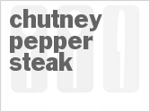 recipe for chutney pepper steak