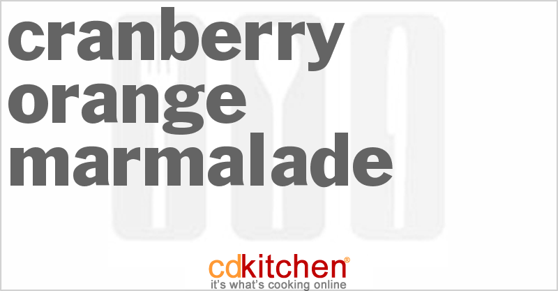 Cranberry-Orange Marmalade - CDKitchen.com