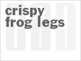 recipe for crispy frog legs