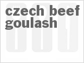 recipe for czech beef goulash