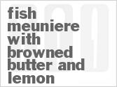 recipe for fish meuniere with browned butter and lemon