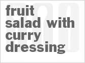 recipe for fruit salad with curry dressing