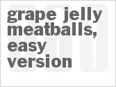 recipe for grape jelly meatballs, easy version
