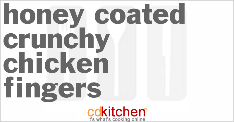 Honey Coated Crunchy Chicken Fingers - CDKitchen.com