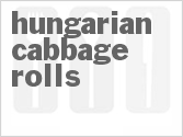 recipe for hungarian cabbage rolls
