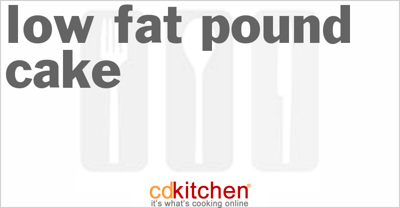 Low Fat Pound Cake - CDKitchen.com