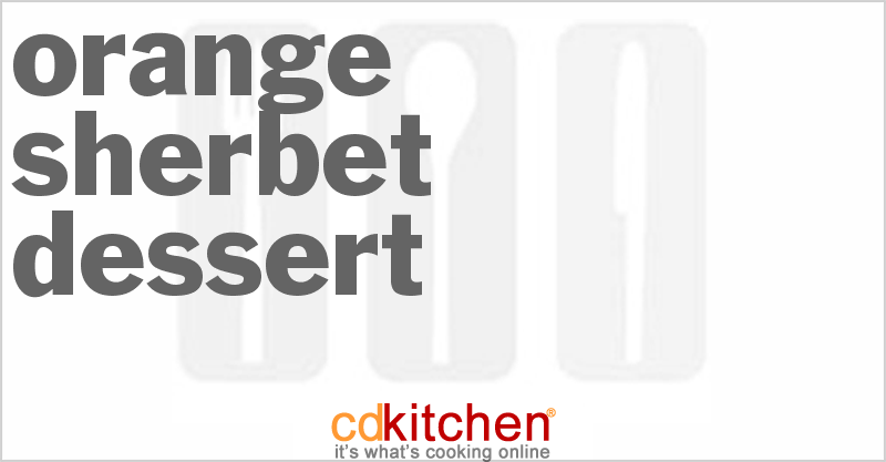 Orange-Sherbet Dessert - CDKitchen.com
