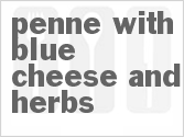recipe for penne with blue cheese and herbs