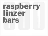 recipe for raspberry linzer bars