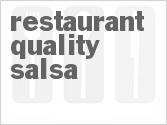 recipe for restaurant-quality salsa