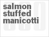 recipe for salmon-stuffed manicotti