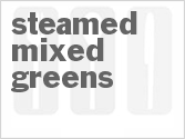 recipe for steamed mixed greens