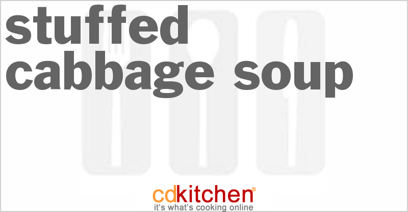 Stuffed Cabbage Soup - CDKitchen.com