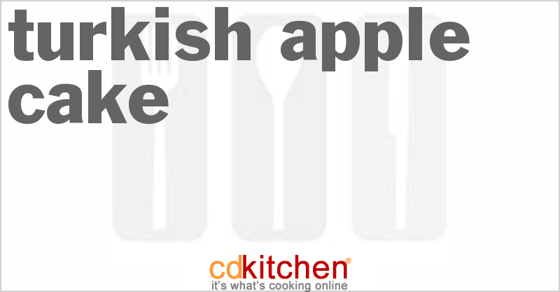 Turkish Apple Cake - CDKitchen.com