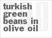 recipe for turkish green beans in olive oil