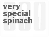 recipe for very special spinach