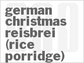 German Christmas Reisbrei (Rice Porridge)