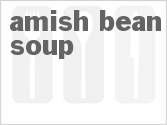 recipe for amish bean soup