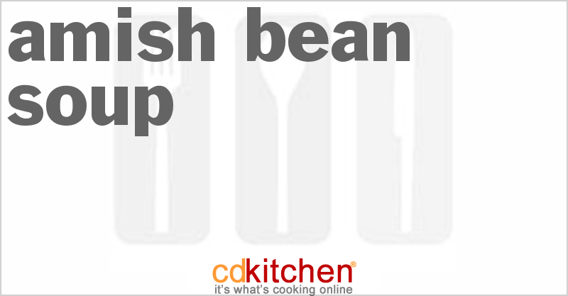 Amish Bean Soup - CDKitchen.com