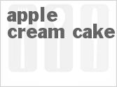 recipe for apple cream cake