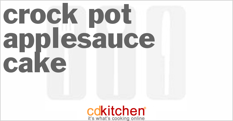 Applesauce Cake - CDKitchen.com