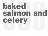 recipe for baked salmon and celery