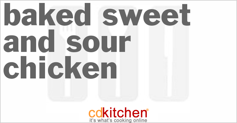 Baked Sweet And Sour Chicken - CDKitchen.com