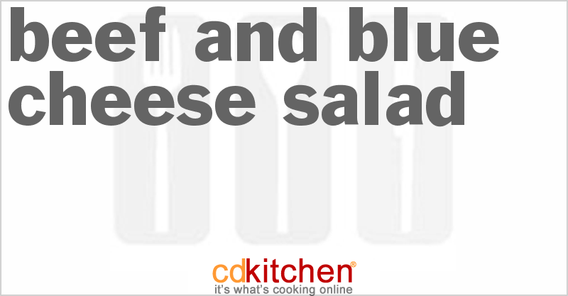 Beef And Blue Cheese Salad - CDKitchen.com
