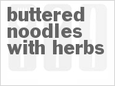 recipe for buttered noodles with herbs