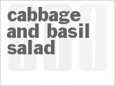 recipe for cabbage and basil salad