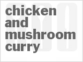 recipe for chicken and mushroom curry