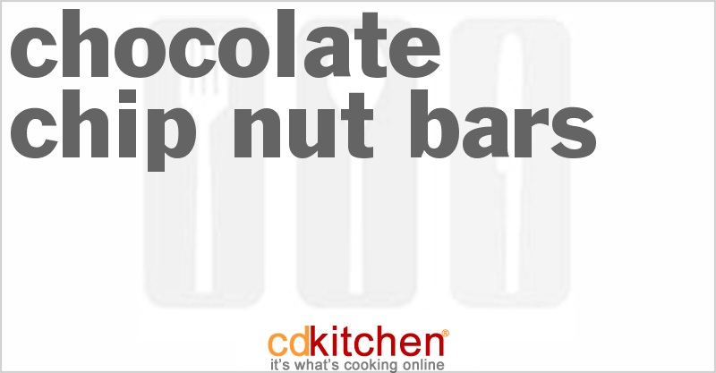 Chocolate Chip Nut Bars - CDKitchen.com