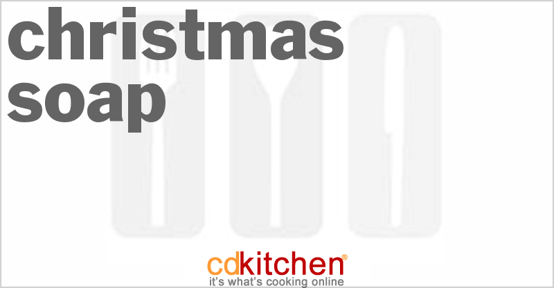 Christmas Soap - CDKitchen.com
