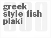 recipe for greek-style fish plaki