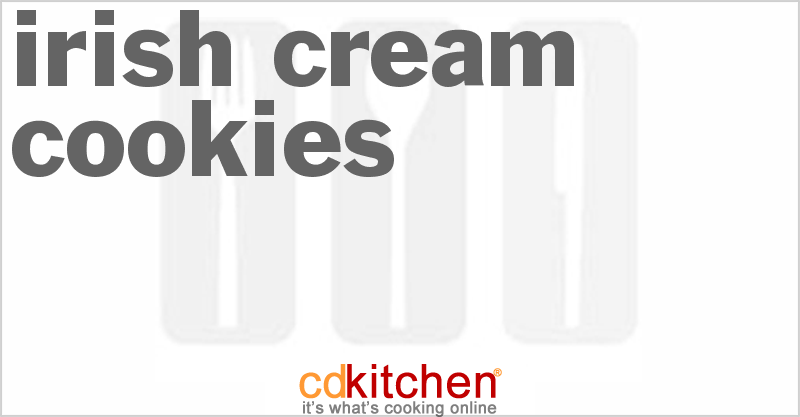 Irish Cream Cookies - CDKitchen.com