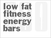 recipe for low-fat fitness energy bars