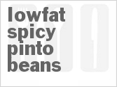 recipe for lowfat spicy pinto beans